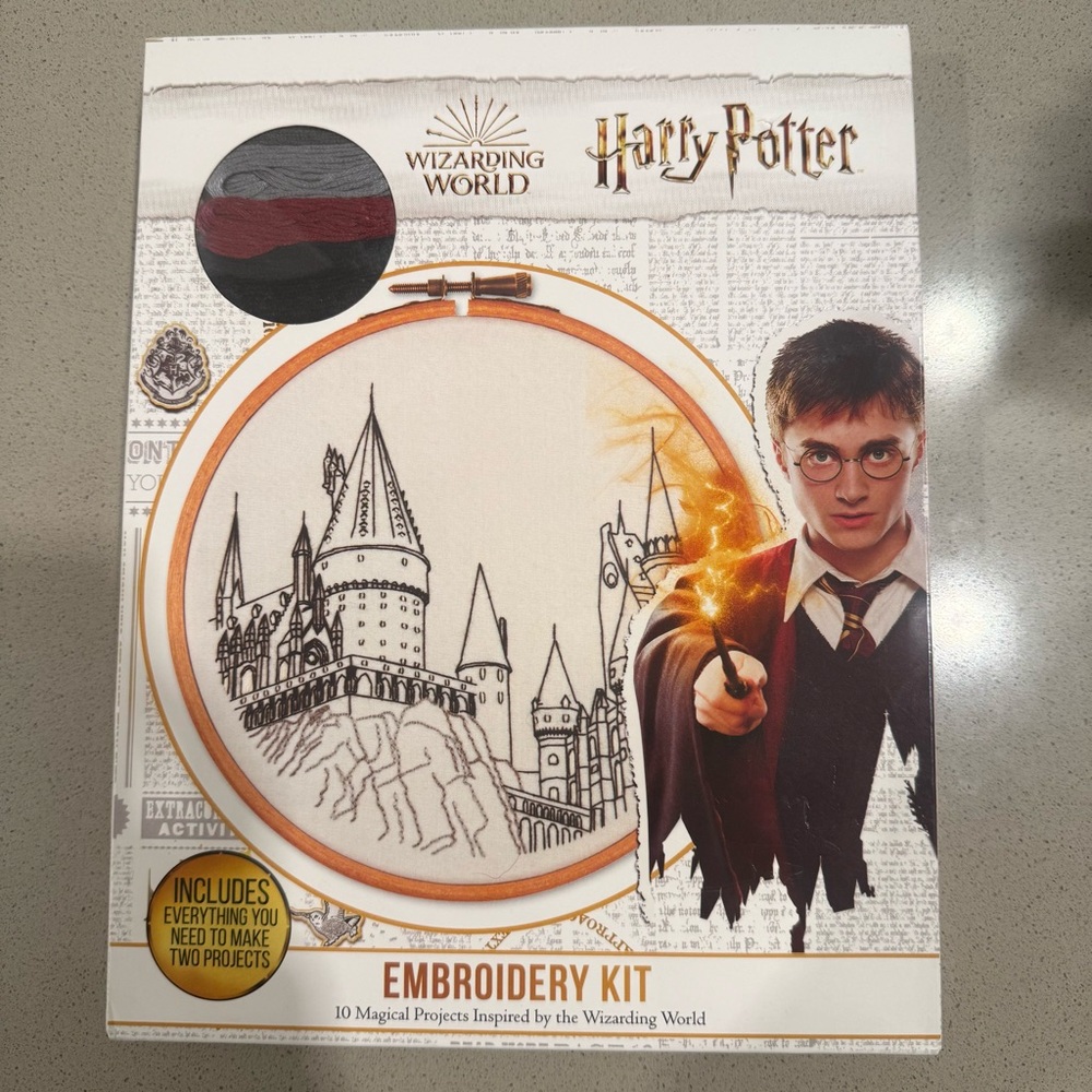 Brand NEW Harry Potter Embroidery Kit